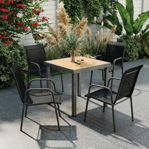 Sedia per esterni set sedie - 4,