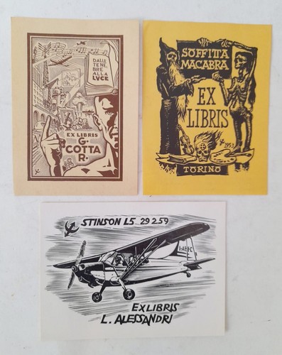 Lotto ex libris lorenzo - ex,