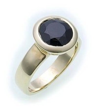 Anello donna con granato in