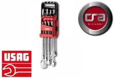 USAG 285 DS8 SERIE SET KIT 8 CHIAVI COMBINATE FISSA E STELLA PROFESSIONALI 