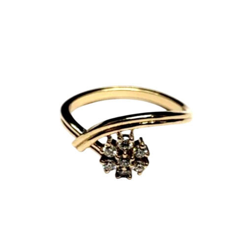 14k oro giallo diamante - oro,