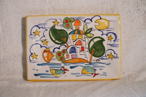 Vassoio decoro isolotto - vassoio, "isolotto"