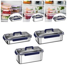 Lunch Box Rettangolare Acciaio