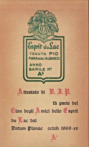 Etichetta label esprit du - label,