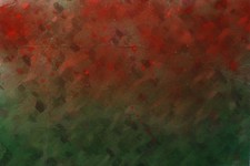 Piccole stelle in giardino - quadro astratto originale firmato con glitter