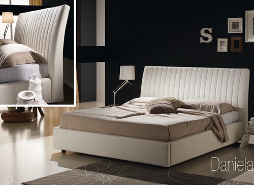 Letto imbottito mod daniela - letto,