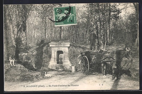 Cpa allogny en - allogny,,