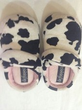 De fonseca - pantofole - colore bianco e nero tipo mucca - lunghe 24 cm - USATE