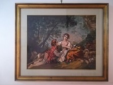 QUADRO CANOVACCIO MEZZO PUNTO Gli INNAMORATI