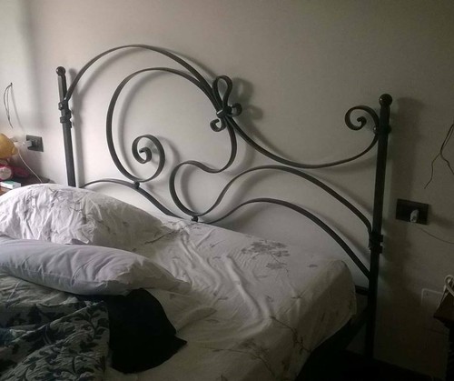 Letto ferro battuto - letto,
