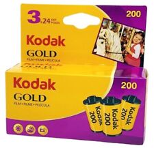 Pellicola Kodak ORO 200 135mm 35mm (24 Exp.) Triple Pack - Confezione da 3 (stock UK) NUOVO CON SCATOLA