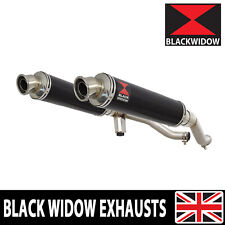 Kit Silenziatore Doppio Scarico GW 250 Inazuma 2012-2017 350mm Tondo Nero BN35R