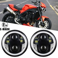 2 FARETTI MOTO 5,75'' LED