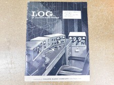 Collins Ham Radio Log Book of