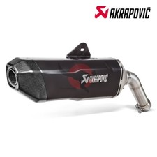 TERMINALE SCARICO [AKRAPOVIC] TITANIO NERO BMW F 800 GS (2024) S-B9SO3-HFBFCTBL