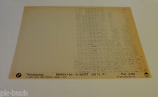 Catalogo Di Ricambi Microfich Per BMW K 100 - K 100 RT Aggiornato 03/1986