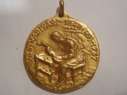Medaglia violino stradivari - medaglia,