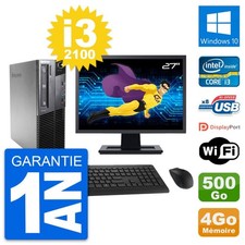 PC Lenovo M81 SFF Ecran 27"