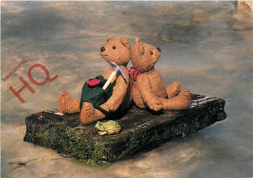 Picture postcard teddy - postcard-,