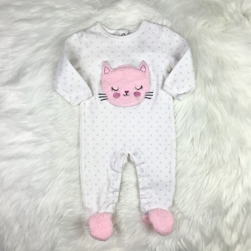 Baby plush cat white - cat,