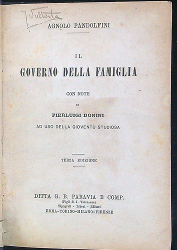 Governo della famiglia - governo,