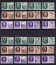 ⭐ 1942 1944 REGNO FRANCOBOLLI PROPAGANDA DI GUERRA NUOVI MNH 2 SERIE COMPLETE