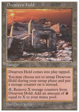 MTG DWARVEN HOLD EXC - PRESIDIO DEI NANI - 5TH - MAGIC