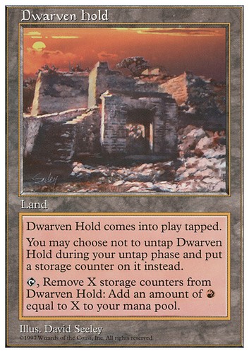 Mtg dwarven hold - dwarven, exc