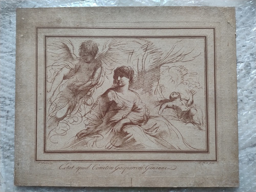 Incisione rara dal guercino - rara,