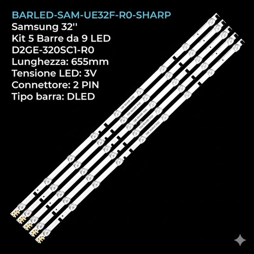 Kit barre led nuove - nuove, samsung
