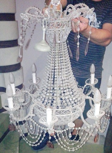 Antico lampadario maria - maria, teresa