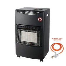 STUFA GAS GPL 4200W 3 LIVELLI DI POTENZA REGOLATORE RISCALDA FINO 80MQ STAYLUX