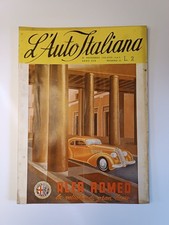 Rivista L'Auto Italiana ALFA