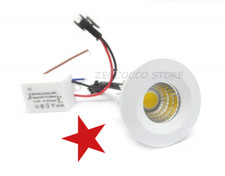 MINI FARETTO LED COB 3w = 40w puntoluce fisso incasso a molle 240Lm 220v 