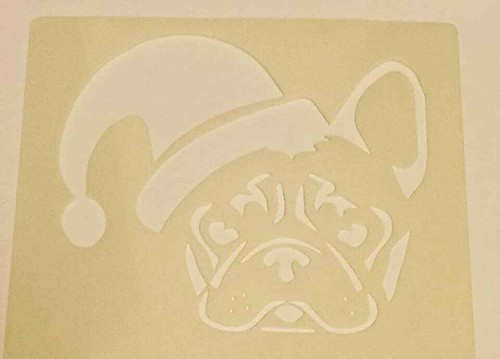 Stencil plastica cane toro - stencil,