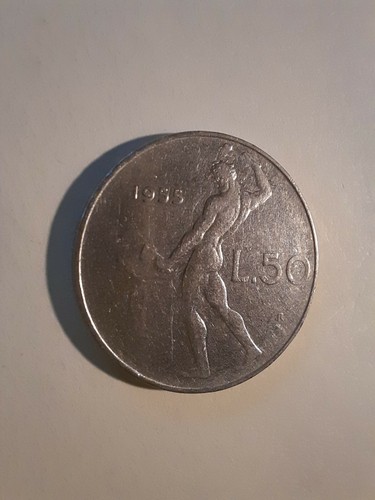 Moneta lire 1955 molto - moneta,