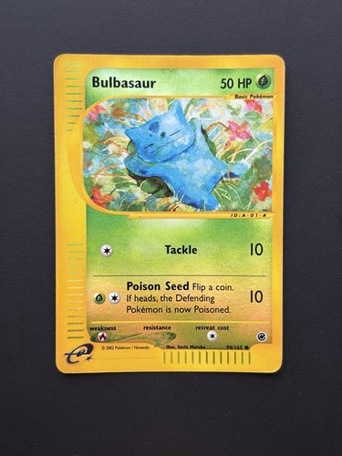 Carta pokémon bulbasaur - carta,