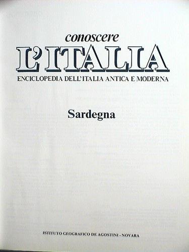 Sardegna conoscere italia - conoscere, l