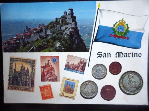San marino travel postcard - -,