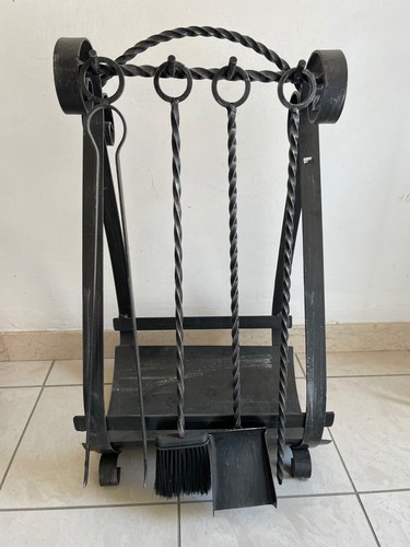 Set attrezzi camino porta - set,