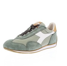 Diadora Heritage Equipe Canvas Stone Wash Verde - Taglia 42 [8 US 26.5cm] Uomo