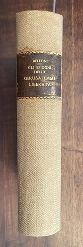 Belloni gli epigoni - belloni,