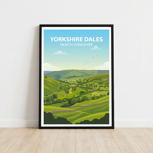 Poster viaggio yorkshire - da,