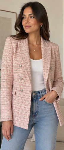 Blazer zara rosa - zara,