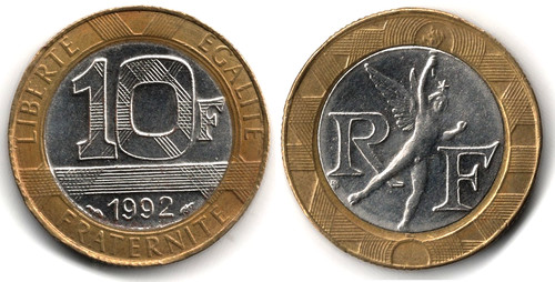 Francia francs 1992 - francia,