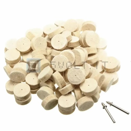 50pz feltro lana lucidatura - 50pz,