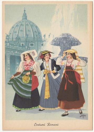 Costumi romani illustratore - -,