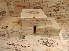 Cassetta porta vino in legno