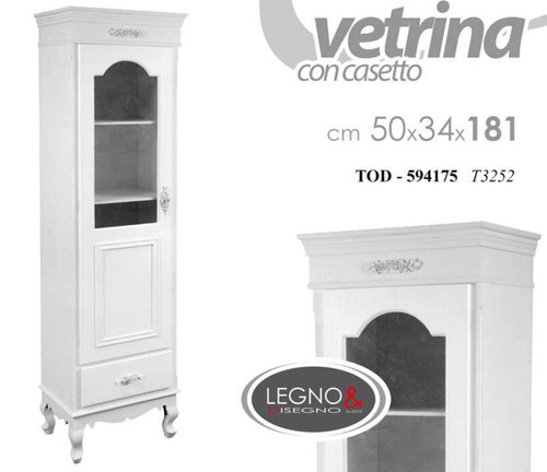 Vetrina colonna mobile legno - colonna,