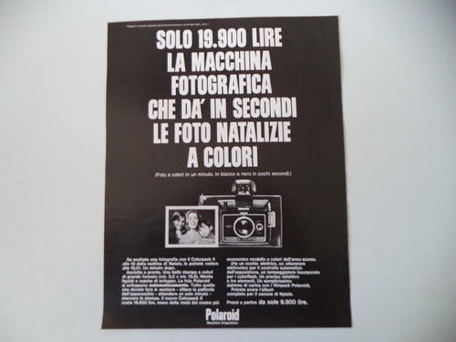 Advertising pubblicità 1969 - advertising,